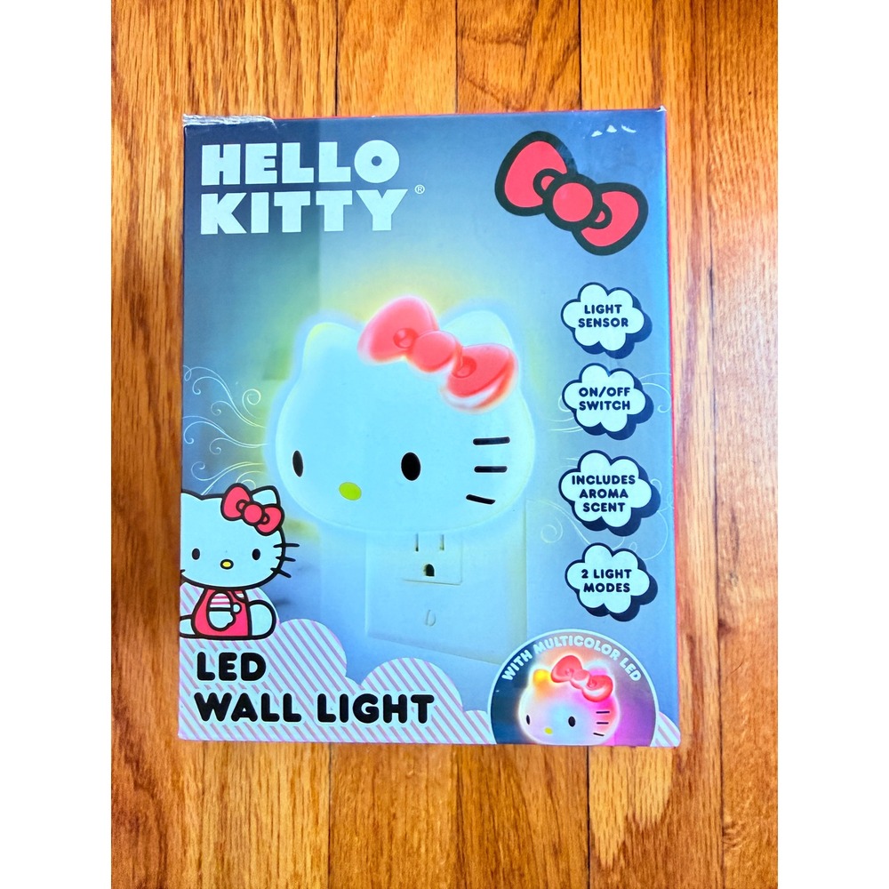 Hello Kitty LED Wall Light Aroma Scented Night Light Multi-Color Sanrio